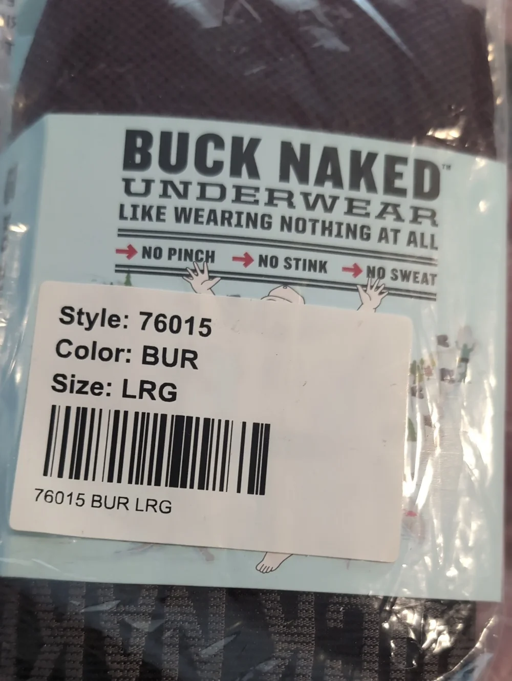 Duluth Trading Co Buck Naked Boxer Briefs- L